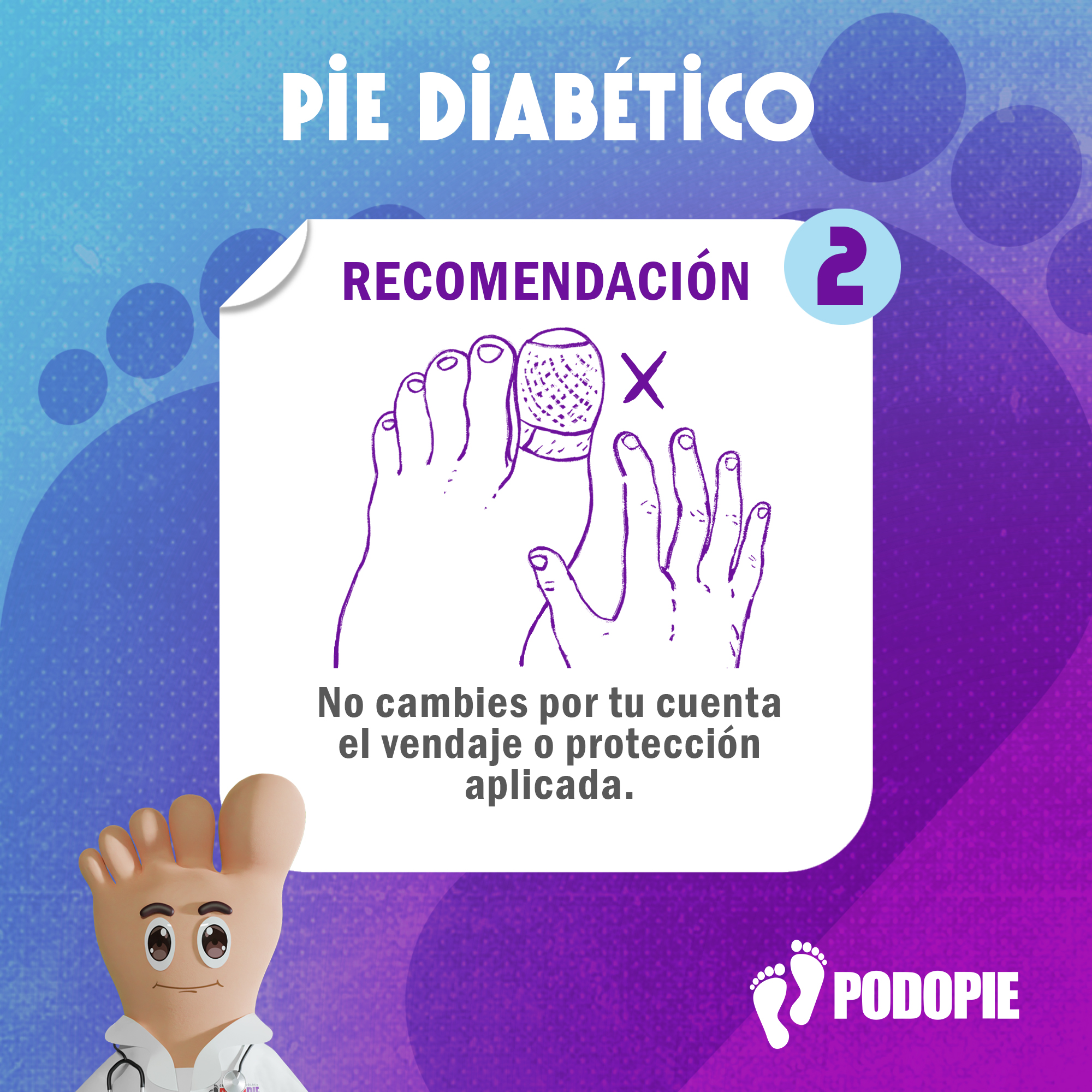 PIE DIABÉTICO RECOMENDACIONES 2 copia